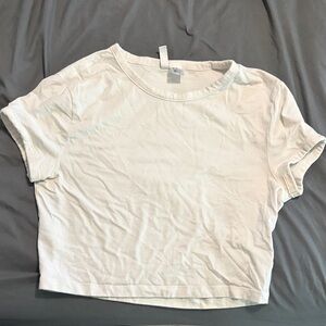H&M Cream Crop Top